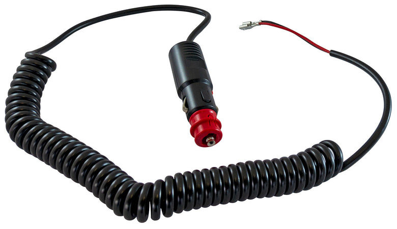Cavo spiralato con spina accendisigari 45cm