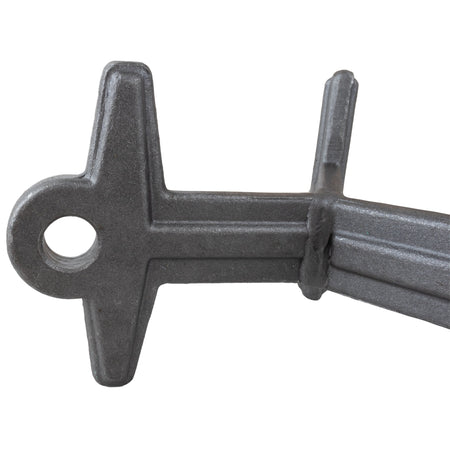 Tridente per erpice larghezza 128mm confezione da 5 pezzi