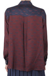 OTTOD'AME Ottod'ame - Camicia - 461357 - Bordeaux/Blu da donna