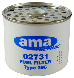 Filtro nafta e gasolio adattabile al riferimento originale Fiat 1909100 CAV basso 296