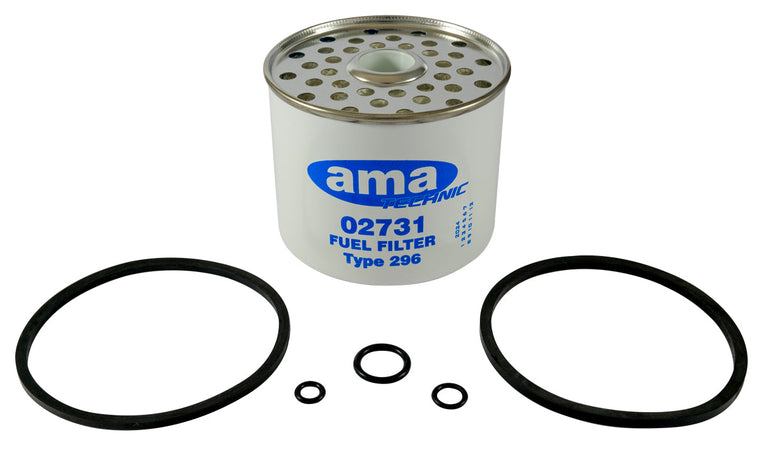 Filtro nafta e gasolio adattabile al riferimento originale Fiat 1909100 CAV basso 296