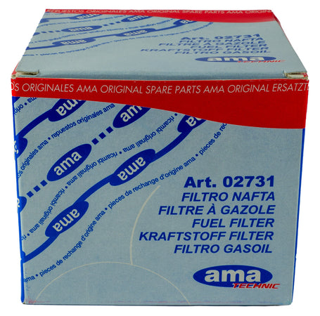 Filtro nafta e gasolio adattabile al riferimento originale Fiat 1909100 CAV basso 296