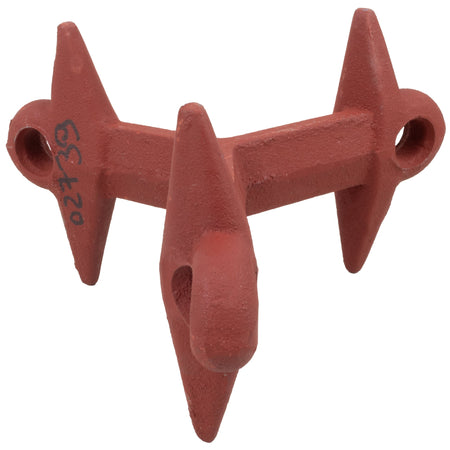 Tridente erpice adattabile Howard in ghisa confezione da 2 pezzi