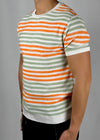 Maglia girocollo rigata