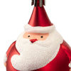 Palline per albero di Natale Babbo in plastica color Rosso Chiaro da 8,5 cm