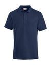 Polo Lincoln Oversize Blu Polo Uomo Taglio Americano