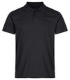 Basic Polo Nero Polo Manica Corta