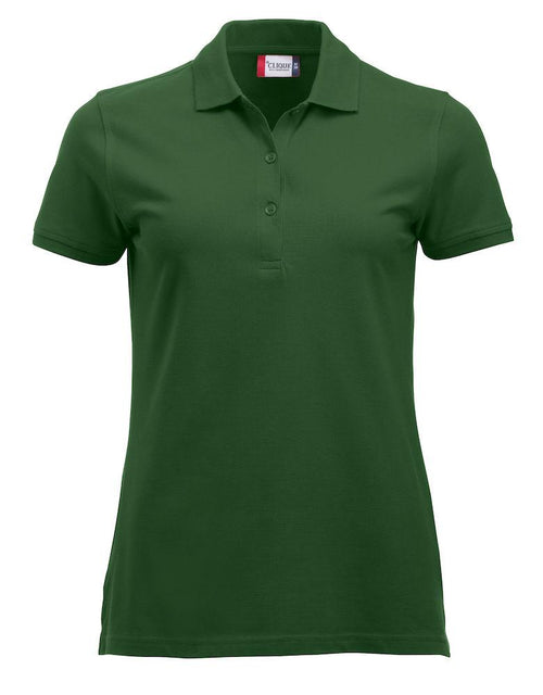Polo Clique Classic Marion Donna Verde Bottiglia Polo Cotone 200 Grammi