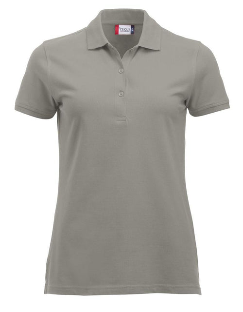 Polo Clique Classic Marion Donna Argento Polo Cotone 200 Grammi