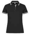 Polo Clique Astoria Nero Polo Donna con Profili