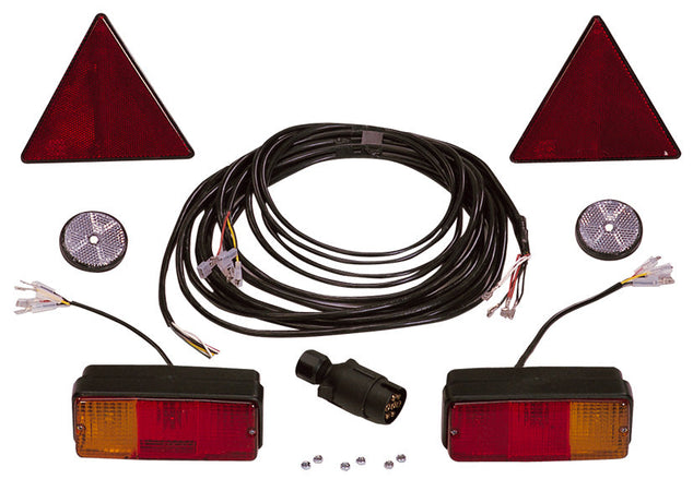 Kit fanali 12 V con cavo 5 poli