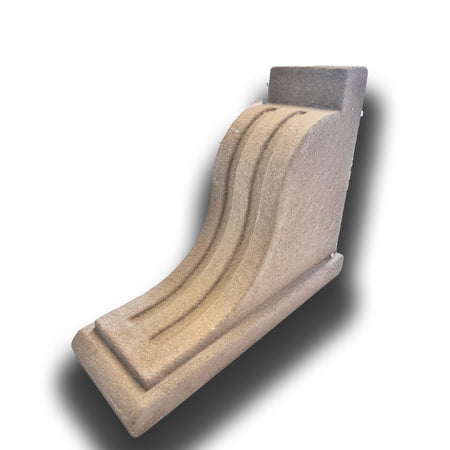 18,99pz *** STOCK *** Fregio capitello cimasa per esterno in xps resinati 34x27X12,5cm A28