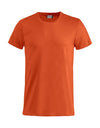 T-Shirt Clique Basic Arancio 145 gr