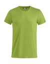 T-Shirt Clique Basic Verde Chiaro 145 gr