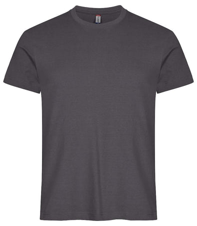 T-Shirt Clique Basic Grigio Metallo 145 gr