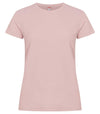T-Shirt Donna Clique Basic Rosa Confetto 145 gr