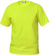 T-Shirt Clique Basic Lime Verde Bambino 145 gr