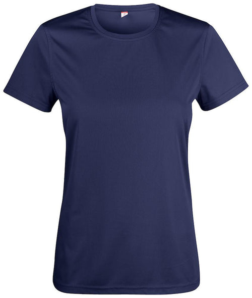 Basic Active-T Blu T-Shirt Donna Tessuto Tecnico Sportivo Asciugatura Rapida