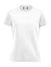 T-Shirt Tecnica Ice Bianco Maglietta Donna Sportiva Asciugatura Rapida