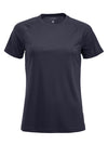 T-Shirt Active Blu Maglietta Donna Tessuto Tecnico Asciugatura Rapida