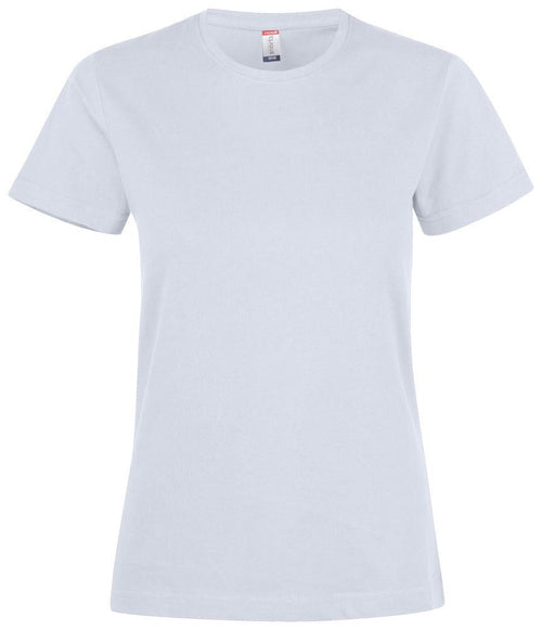 Premium Fashion-T Bianco Donna T-Shirt Cotone Alta Grammatura