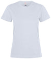 Premium Fashion-T Bianco Donna T-Shirt Cotone Alta Grammatura