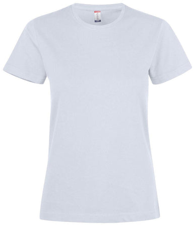 Premium Fashion-T Bianco Donna T-Shirt Cotone Alta Grammatura