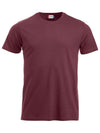 T-Shirt Clique Classic Bordeaux 160 gr