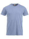 T-Shirt Clique Classic Azzurro 160 gr
