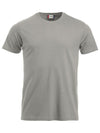 T-Shirt Clique Classic Grigio Argento 160 gr