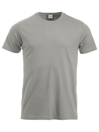T-Shirt Clique Classic Grigio Argento 160 gr