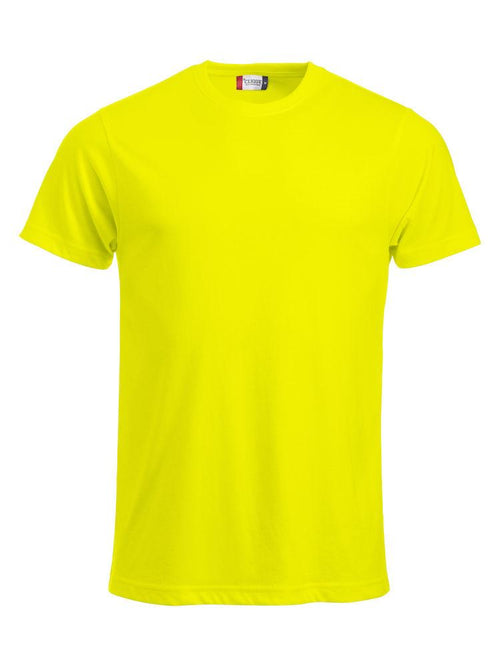 T-Shirt Clique Classic HV Giallo 160 gr Taglie Forti