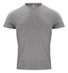 Classic Organic-T Grigio Melange T-Shirt Cotone Biologico Ecosostenibile Taglie Forti