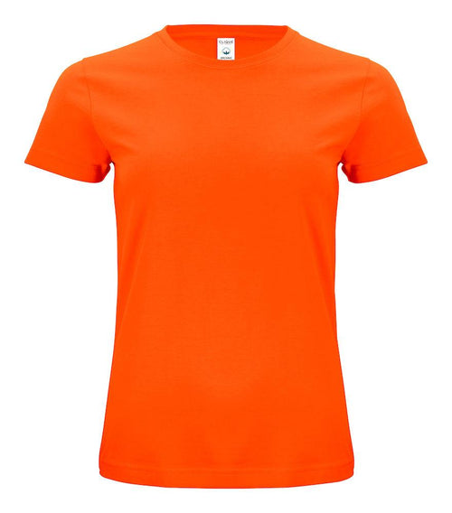 Classic Organic-T Arancio T-Shirt Donna Cotone Biologico Ecosostenibile