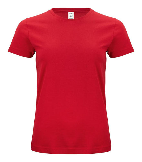 Classic Organic-T Rosso T-Shirt Donna Cotone Biologico Ecosostenibile