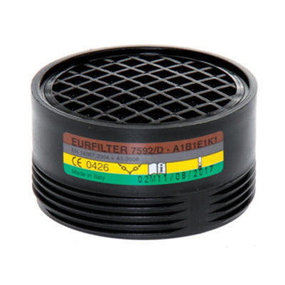 Filtro sostitutivo protezione A1B1 per semi maschera Euromask raccordo filettato