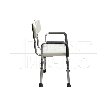 Sedile da Doccia con Schienale e Braccioli