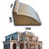 11,99pz *** STOCK *** Fregio capitello cimasa per esterno in xps resinati 15x15X25cm PD02