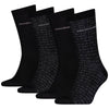 Calvin Klein uomo pack 4 calze nere 701235980001801