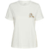 Vero Moda t-shirt bianca con stampa oro glitter art. Villa 10324551 T-shirt Vero Moda