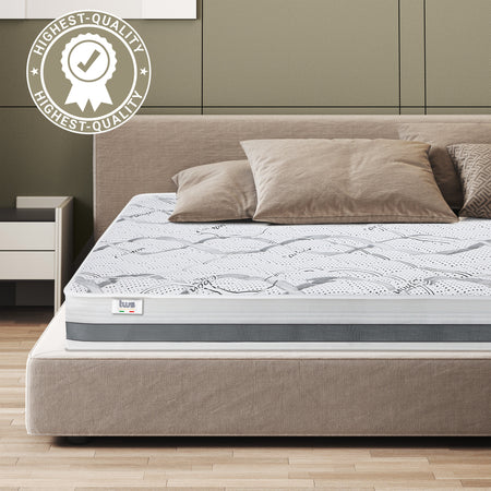 Materasso matrimoniale Francese CARBON Memory Premium Quality | Altezza 20 cm | Made in Italy