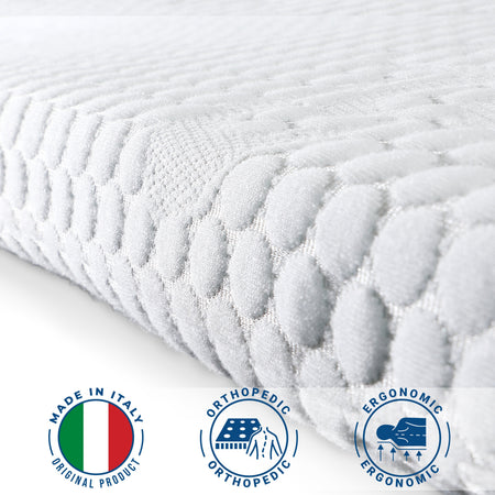 Topper Matrimoniale Memory Foam | Altezza 5 cm | Made in Italy