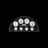 Contagiri 0-6000 Rpm(1/10) Ultrawhite Ss 85