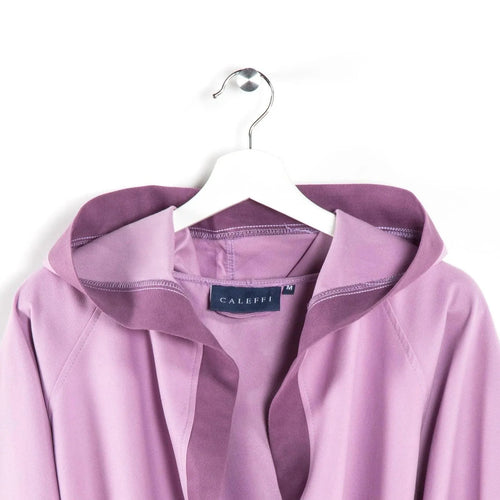 Caleffi Accappatoio con cappuccio in microfibra Techno S38 - Passarelli Biancheria