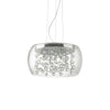 Sospensione Moderna Audi-80 Metallo Trasparente 5 Luci G9 3W 3000K Luce Calda