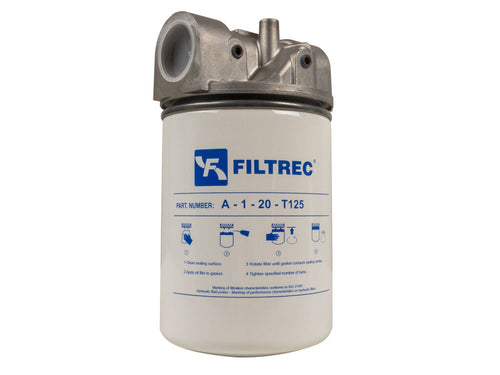 Filtro oleodinamico Spin-on sul ritorno da 1”1/4 125µ Confezione da 1pz