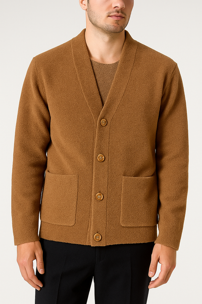 Cardigan c/tasche spugna
