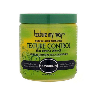 TEXTURE MY WAY natural hair therapies texture control shea butter & olive oil moisture intensive dual conditioner 426 ml balsamo per capelli con burro di karitè e olio di oliva