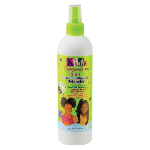 AFRICA'S BEST ORIGINALS KIDS 2-N-1 NATURAL CONDITIONING DETANGLER ANTI-BREAKAGE PROTECTION 355ML PER CAPELLI