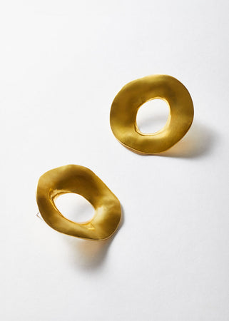 Orecchini imelda over oro antico